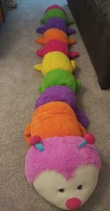 Plush stuffed 7 foot caterpillar